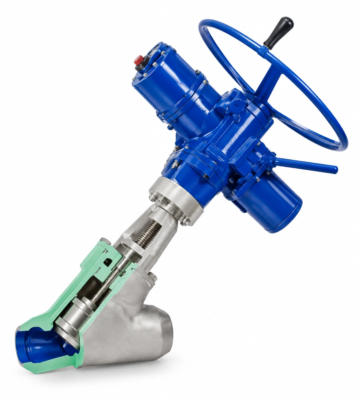 AI-enhanced valve stem assembly illustration for PLUSCO 197