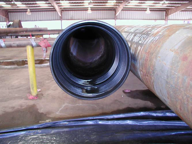 Coated pipe interior for PLUSCO 302 Long Term Rust Preventative Storage Fluid