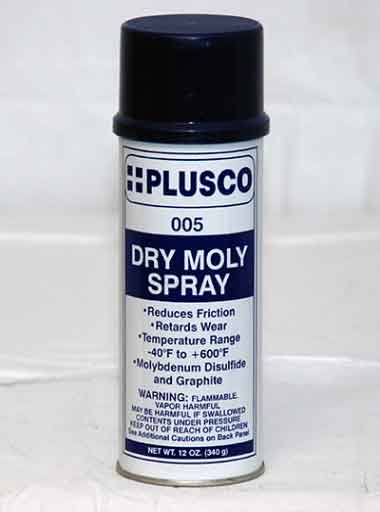 PLUSCO 005 Dry Moly Lubricant Aerosol Spray