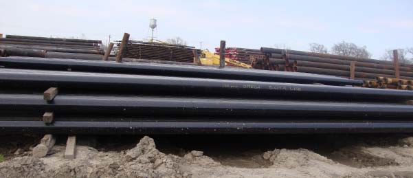 Black coated pipes for PLUSCO 374