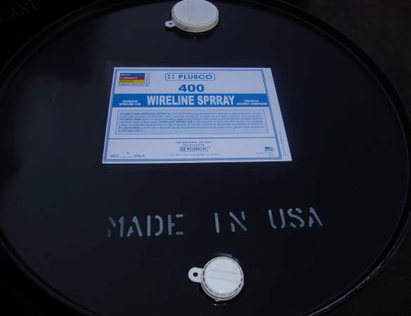 PLUSCO 400 Wireline Spray drum
