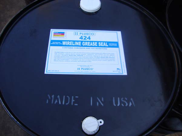 PLUSCO 424 Wireline Grease Seal drum