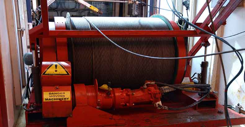 Wireline reel for PLUSCO 401 Environmental Biodegradable Wireline Spray